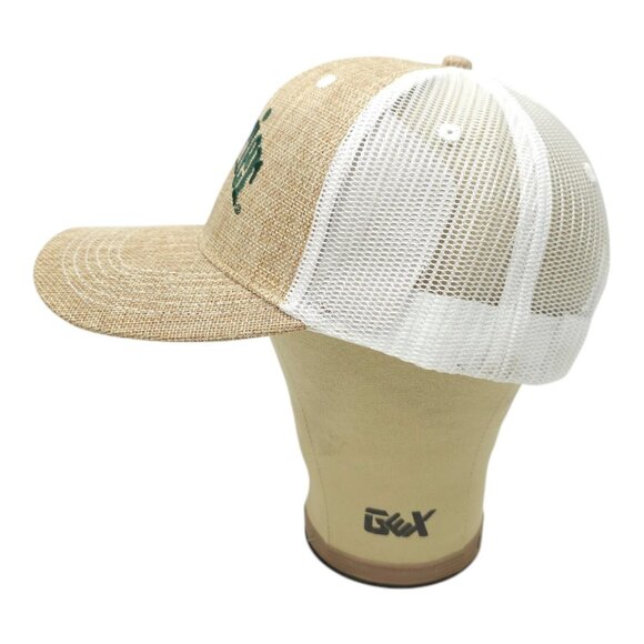 Perrier Embroidered Mesh Snapback Cap Canvas Structured Trucker Baseball Hat NEW - Picture 10 of 13